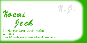 noemi jech business card